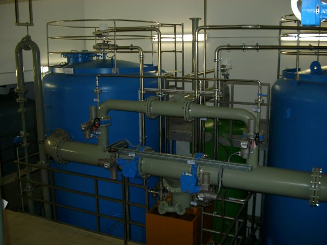 Grossansicht in neuem Fenster: Aufbereitungsanlage 3, Baujahr 2000, Leistung 40 Liter/Sekunde Grossansicht in neuem Fenster: Aufbereitungsanlage 3, Baujahr 2000, Leistung 40 Liter/Sekunde