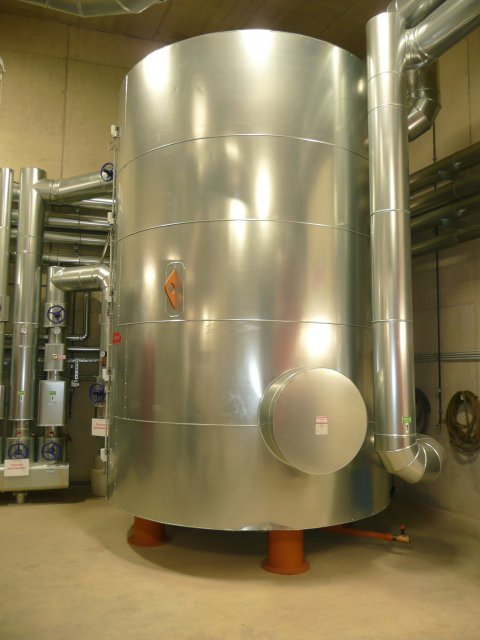 Pufferspeicher, Volumen 30.000 Liter Pufferspeicher, Volumen 30.000 Liter