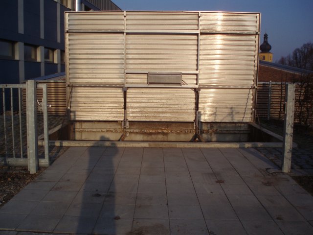 Hackschnitzelbunker, Fassungsvermögen 190 cbm Hackschnitzelbunker, Fassungsvermögen 190 cbm