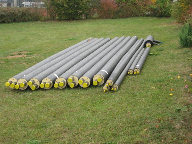 Nahwärmeleitungen (Doppelrohre) Nahwärmeleitungen (Doppelrohre)